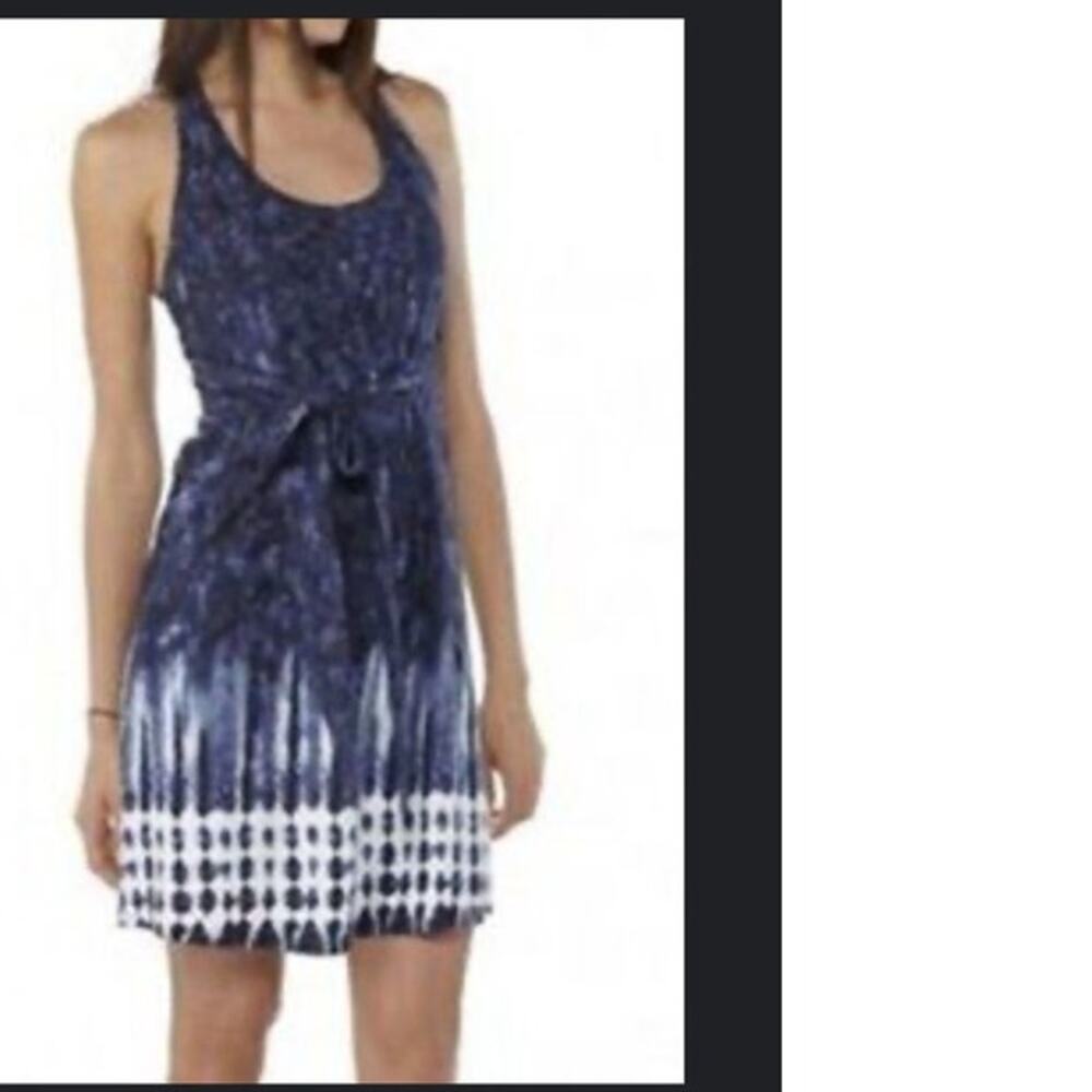 Patagonia Kiawah Island Tie dye dress in blue